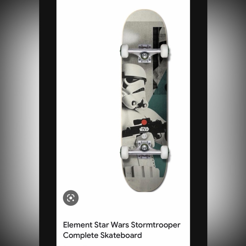 Element Star Wars Stormtrooper Skateboard.